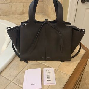 Celine Tri-Fold Shoulder Handbag